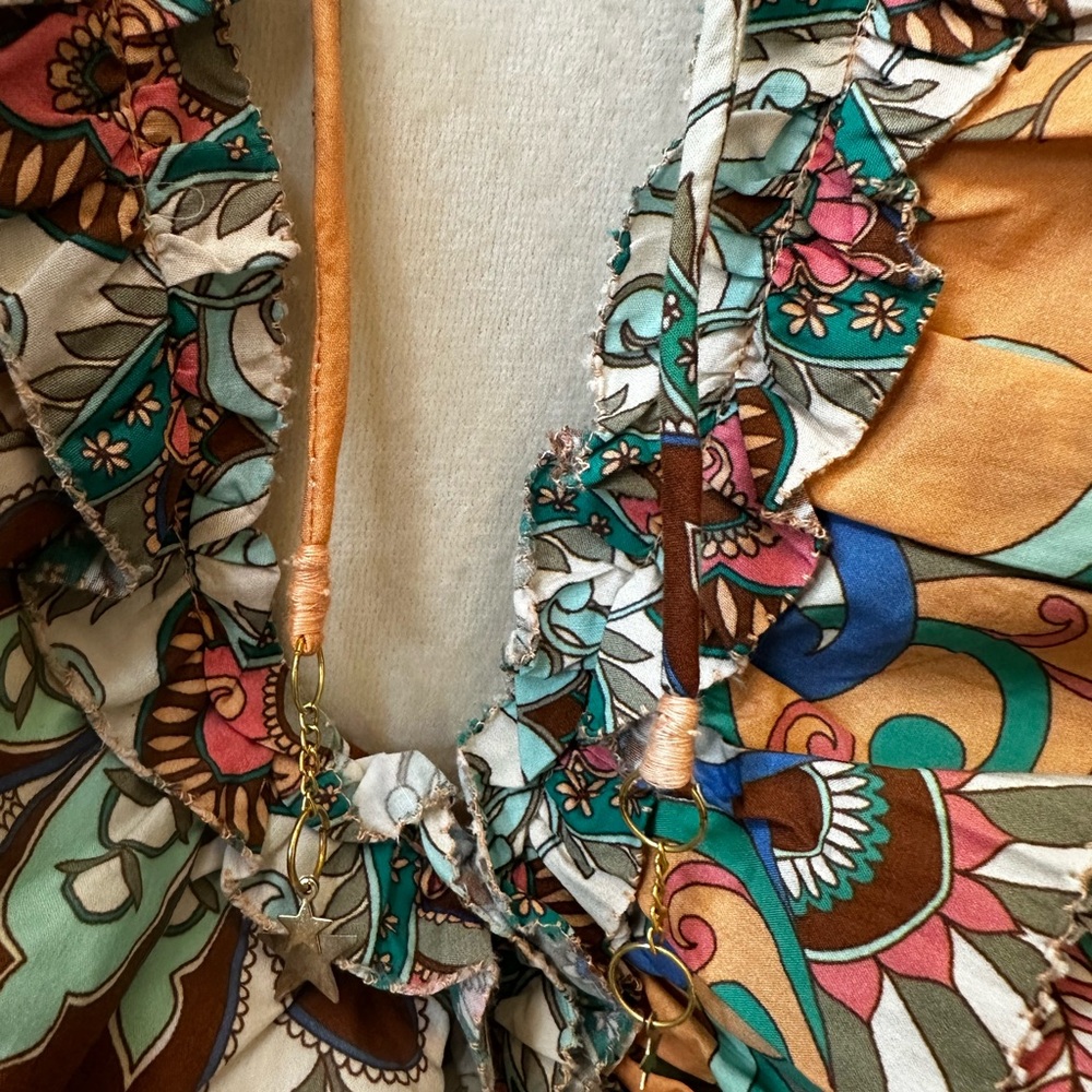 Love The Label - Floral Ruffle Maxi Dress - Multicolor - Picture 4 of 5